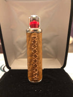 Custom MCM Cognac Mini Lighter Case
