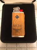 Custom MCM Cognac Mini Lighter Case