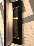 Custom LV Monogram Watch Band (Brown back)