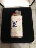 Custom LV White Multicolore (Small LV) Mini Lighter Case