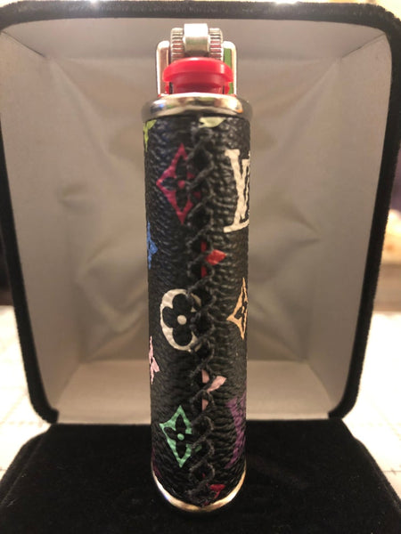 Custom LV Black Multicolore (Small LV) Lighter Case – Corn Blakes