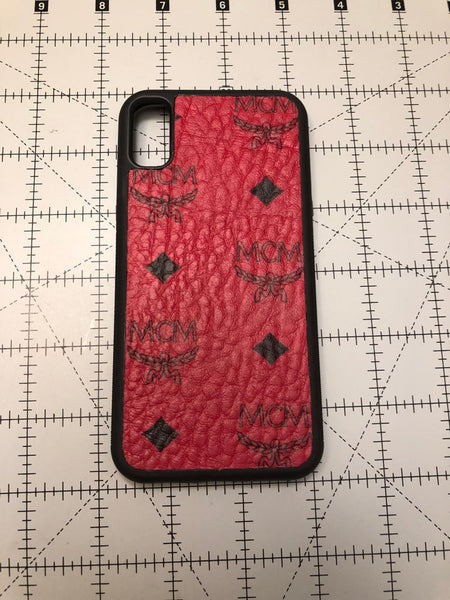 Custom MCM Red Phone Case