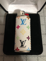 Custom LV White Multicolore (Small LV) Lighter Case