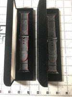 Custom GG Black Watch Band (Red back)