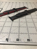 Custom GG Black Watch Band (Red back)