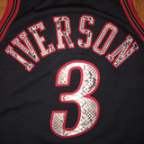 Custom Python M&N Philadelphia 76'ers (Allen Iverson)
