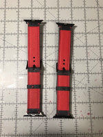 Custom GG Black Watch Band (Red back)